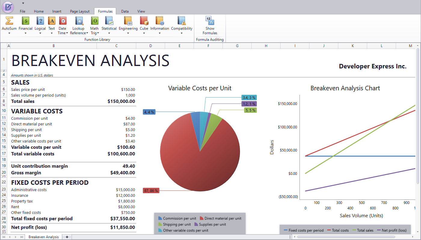 WPF Spreadsheet Control