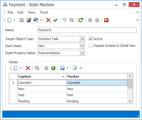 XAF - Improved Entity Framework Support - State Machine Module