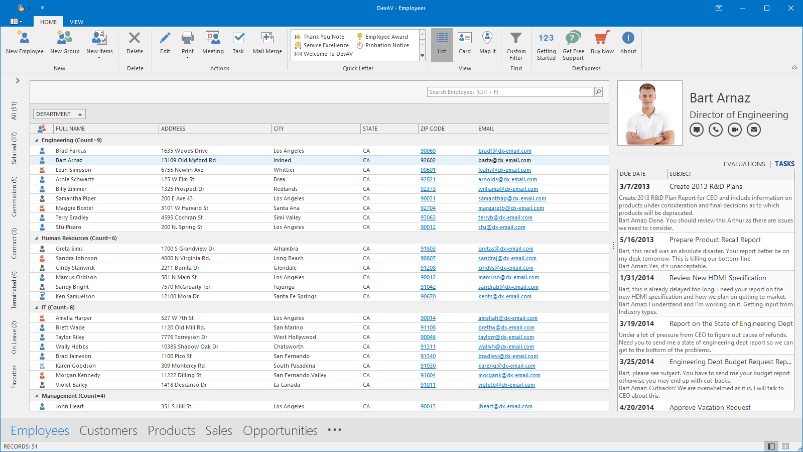 WinForms UI Controls - DevExpress Universal