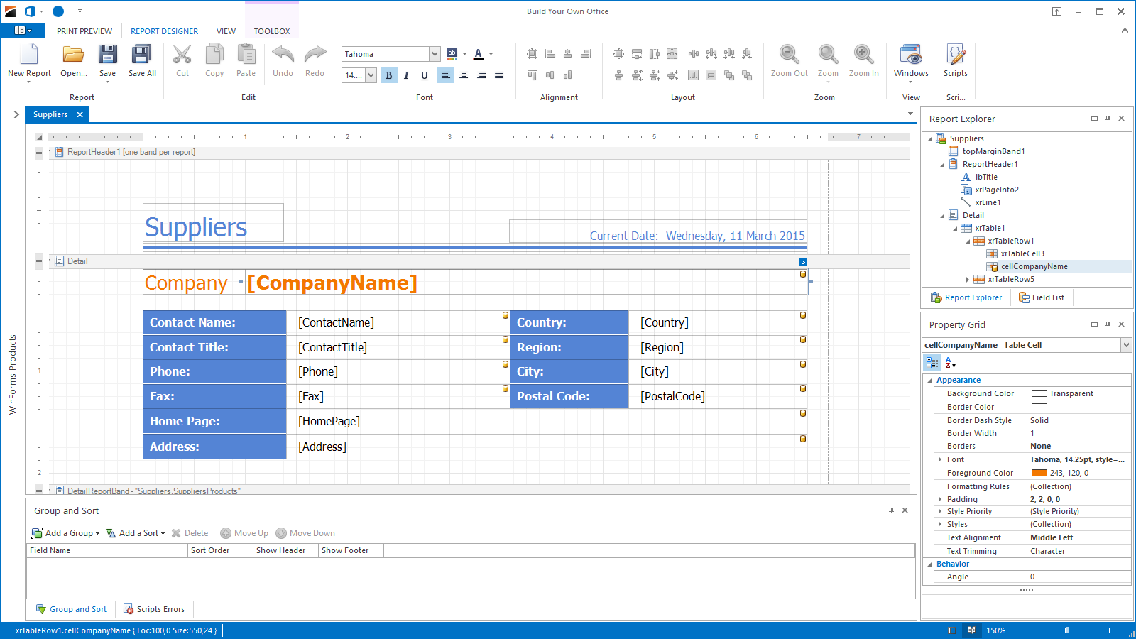 WinForms Reports - DevExpress DXperience