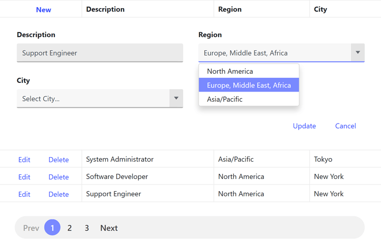 Blazor ComboBox and List Box - Blazor Data Editors | DevExpress