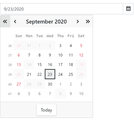 Disable Calendar Dates - Blazor UI Components | DevExpress