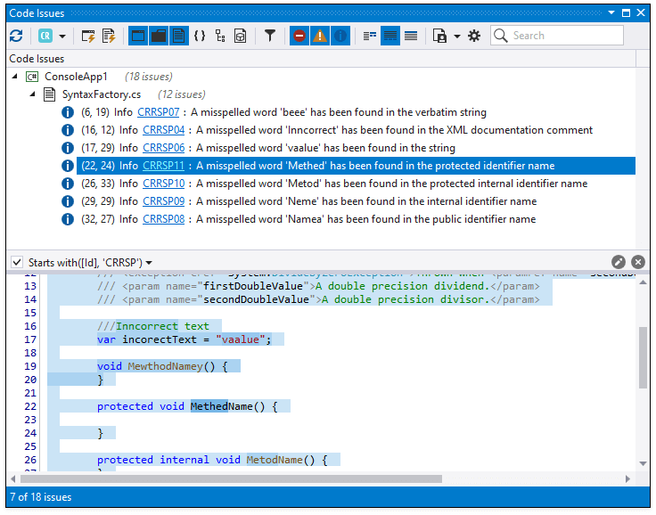 New Diagnostics - CodeRush, DevExpress