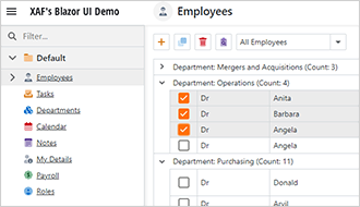 Blazor and XAF (App UI and Security API) | DevExpress