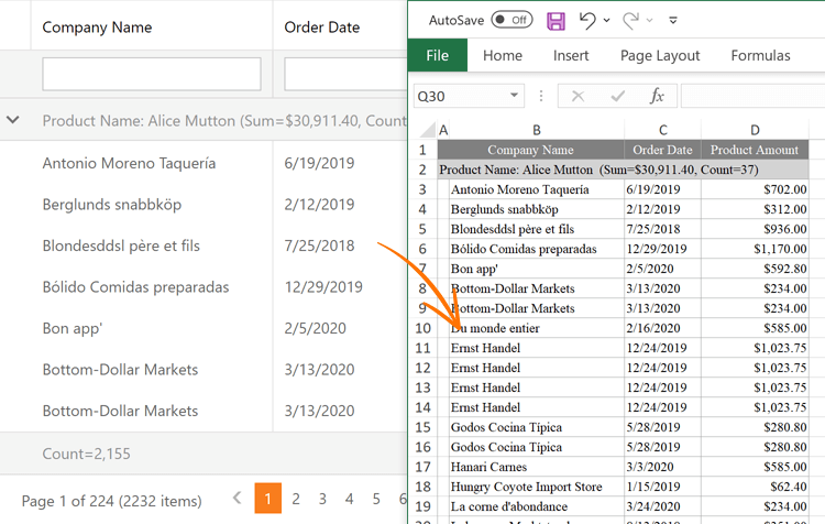 Data Export - ASP.NET GridView Control | DevExpress