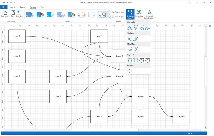 Diagram Layouts - WinForms Diagram Control | DevExpress