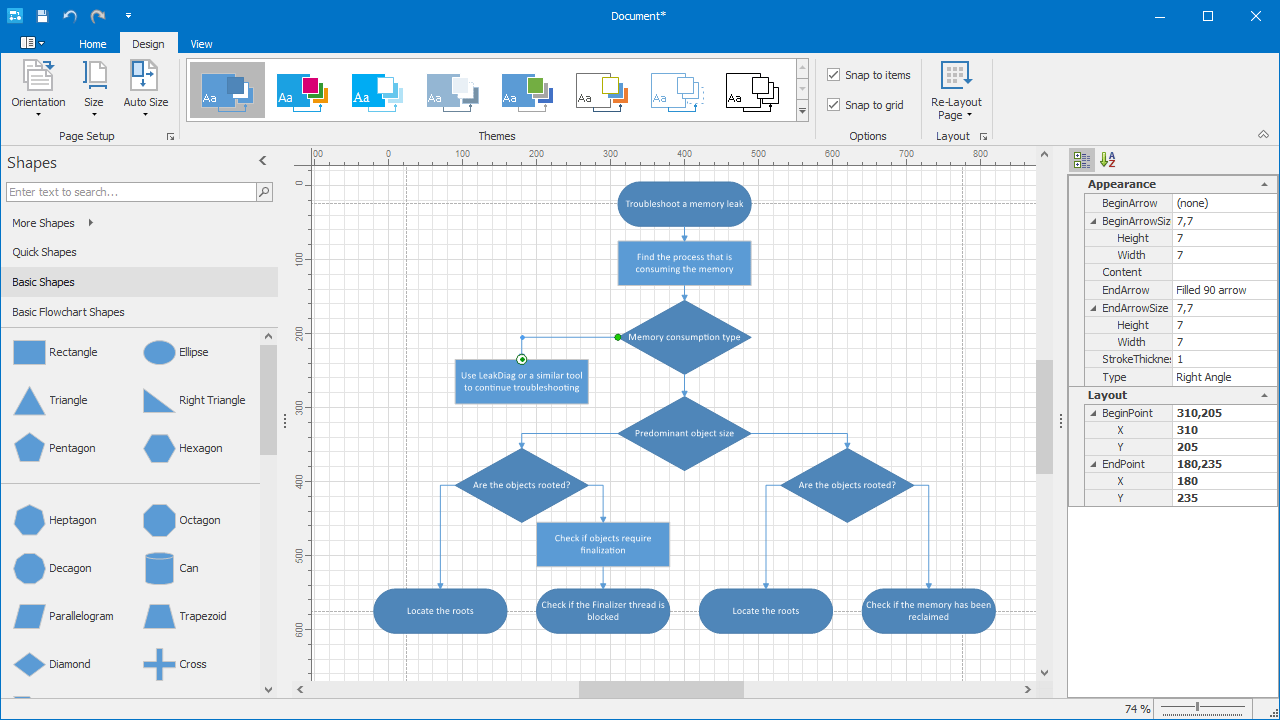 WinForms Diagram - Visio Drawing for .NET | DevExpress