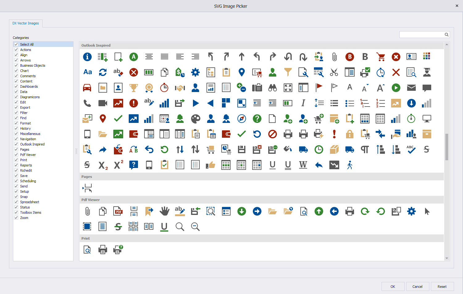 Comprehensive SVG Image Collection - WPF Data Editors | DevExpress