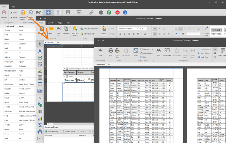 Print and Data Export - WinForms Data Grid | DevExpress