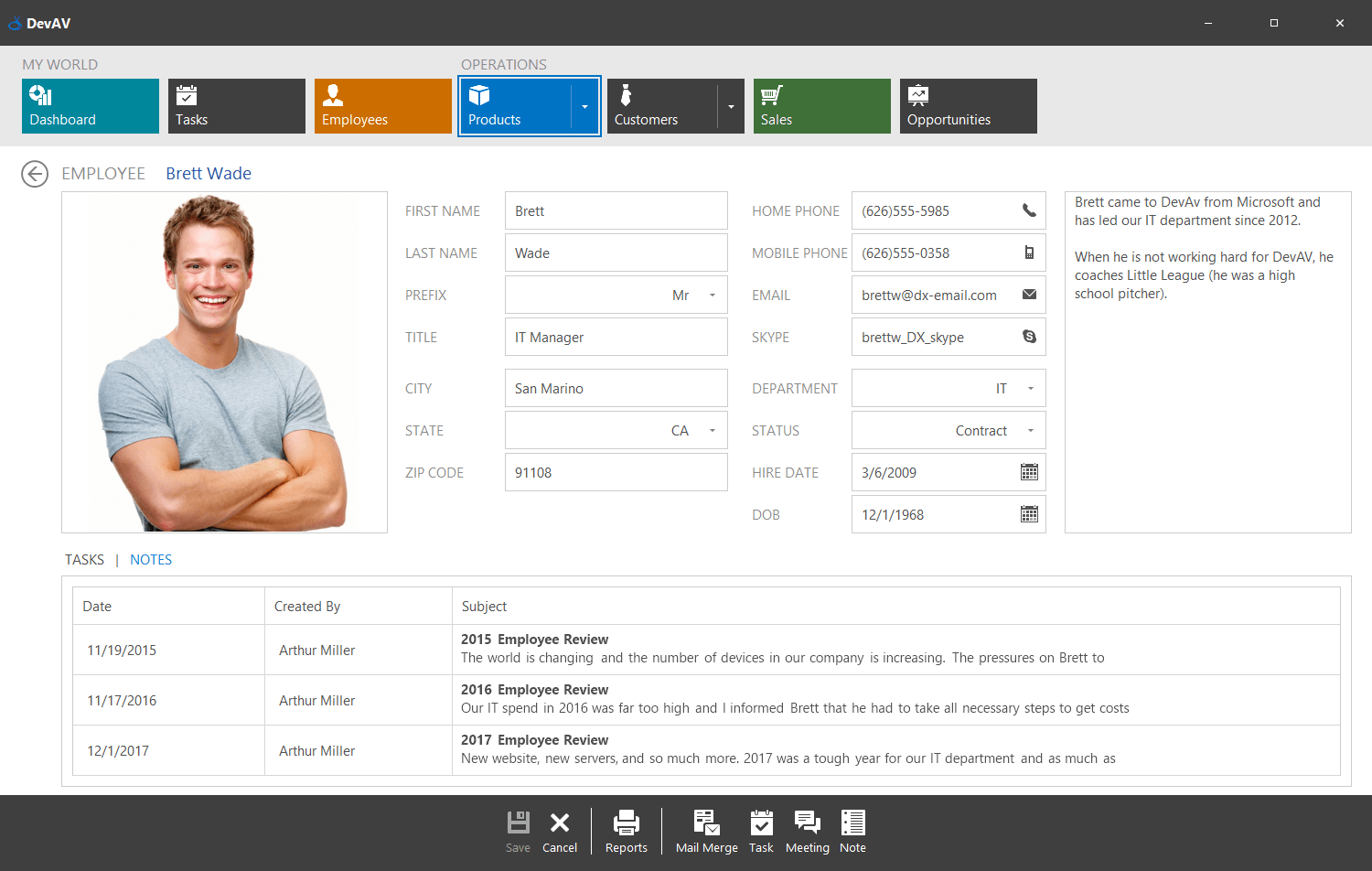 Tile-Based Toolbar - WinForms Windows 10 Navigation UI | DevExpress