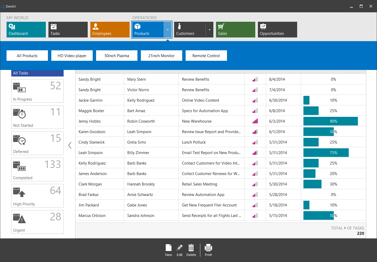 Tile Navigation Pane for WinForms