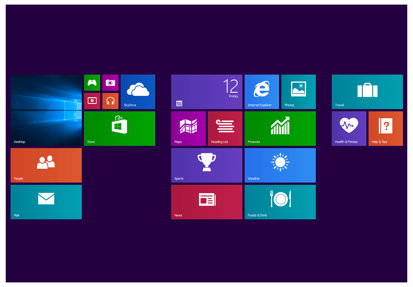 Windows 8 Tiles