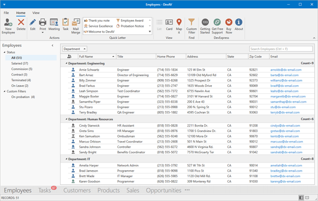 Office 2019 - WPF Ribbon and Toolbars | DevExpress