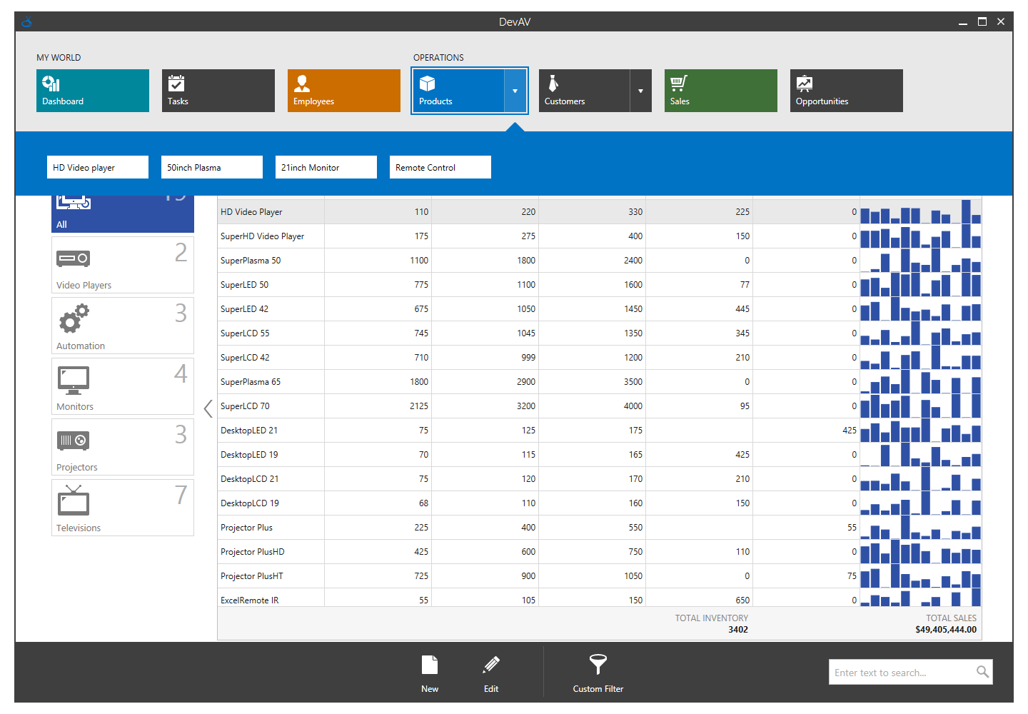 Touch-Enabled Hybrid App with Tile Navigation Pane