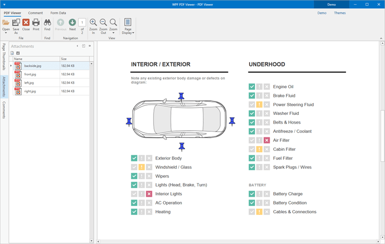 Attachments - WPF PDF Viewer | DevExpress