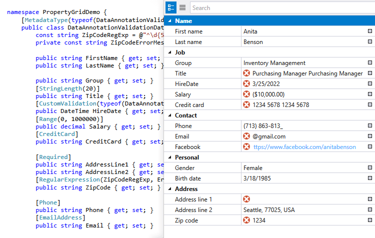  - WPF Property Grid | DevExpress