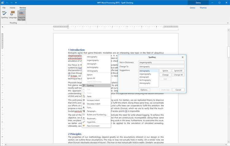 Spell Check and Auto Correct - WPF Rich Text Editor | DevExpress