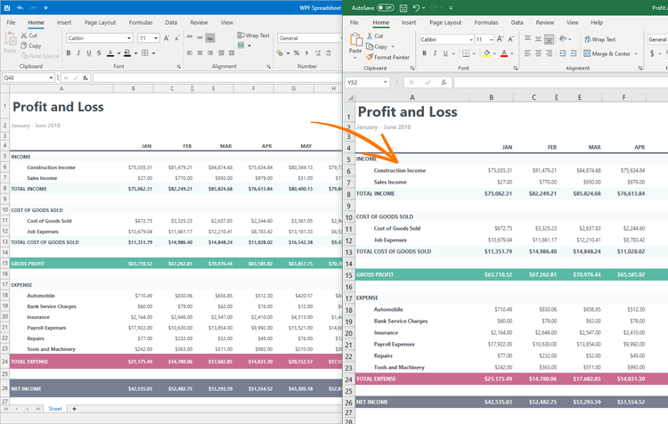 Print, Export to PDF - WPF Spreadsheet Control | DevExpress