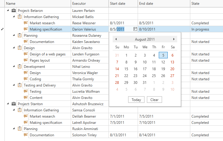 WPF TreeList Control | DevExpress