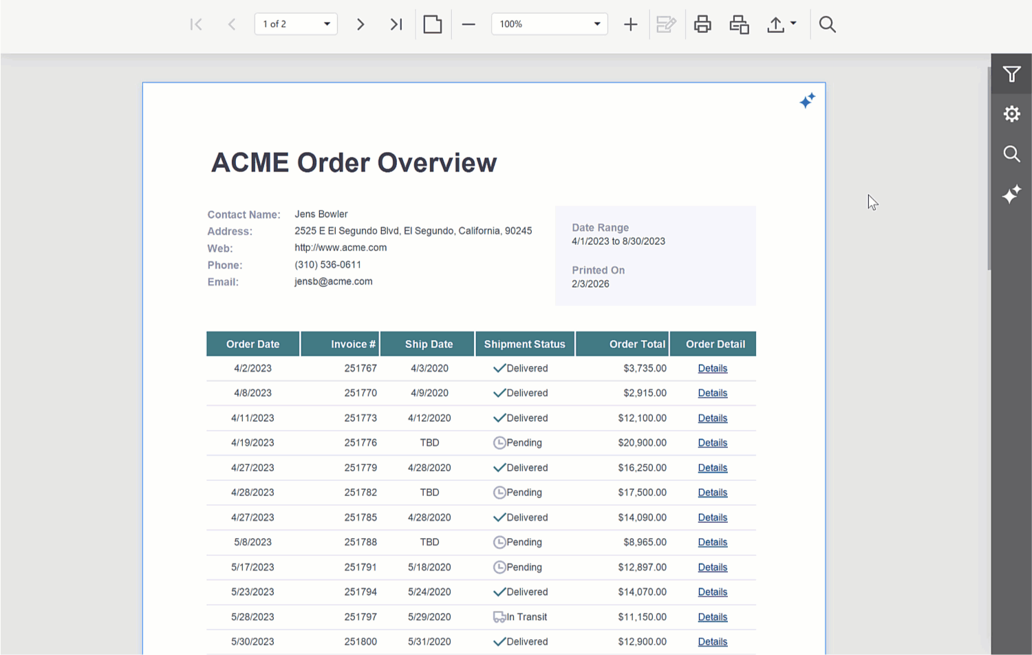 VCL Reporting Library for Delphi & C++Builder | ExpressReports by ...