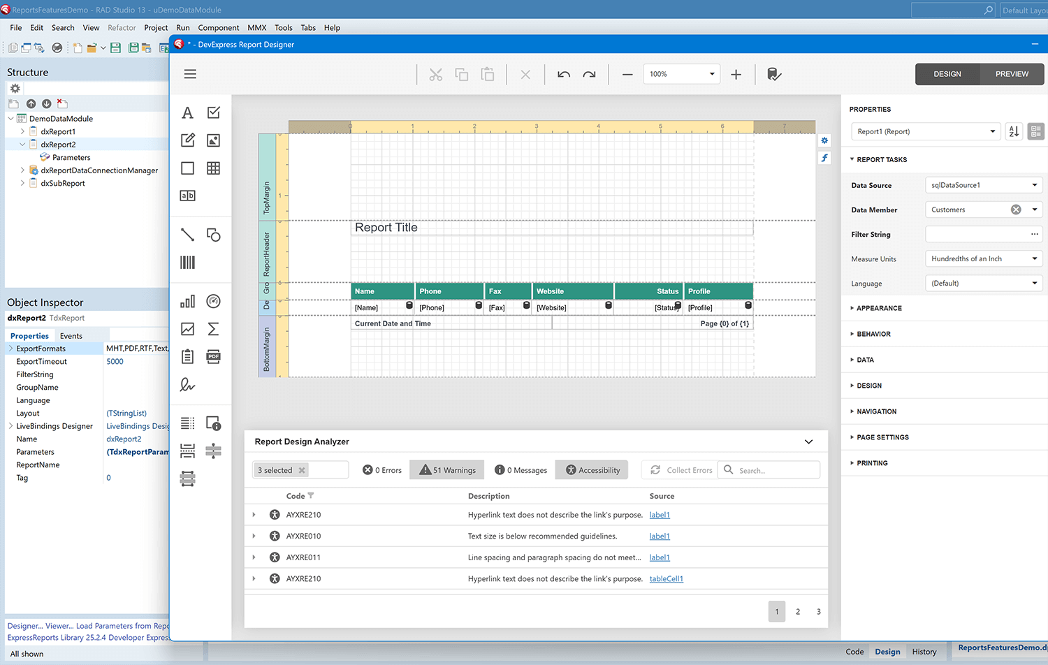 VCL Reporting Library for Delphi & C++Builder | ExpressReports by ...