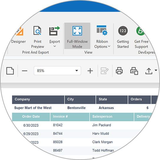 Office 2019 Colorful Skin - Default Palette | DevExpress