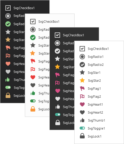 WinForms CheckEdit - New SVG Check Styles, DevExpress