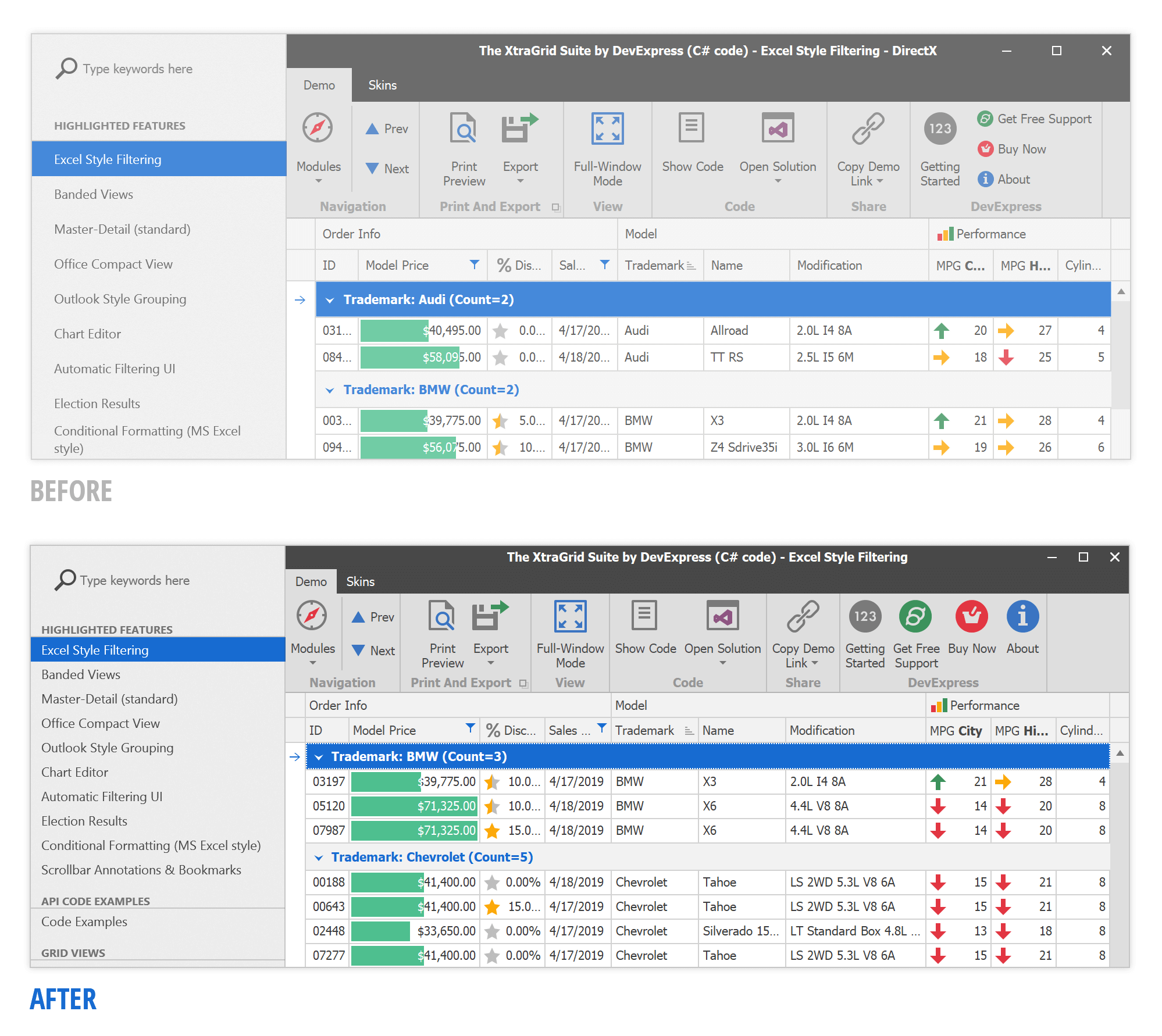 WinForms Layout Contrl - Compact Mode, DevExpress