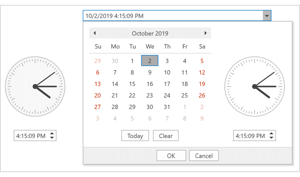 DevExpress Time Picker for WPF