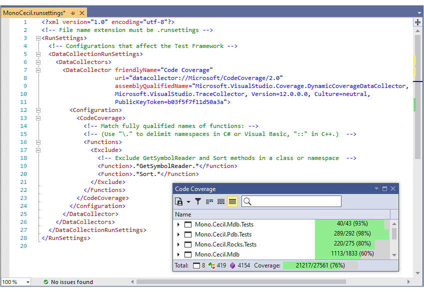 Run Settings File Support - CodeRush | DevExpress