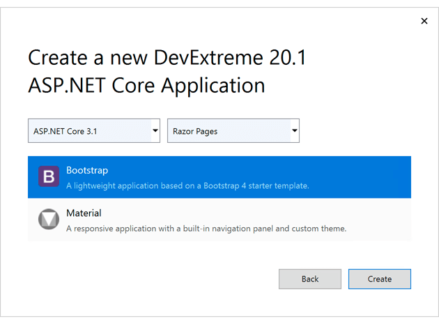 Visual Studio Integration - ASP.NET Core | DevExpress