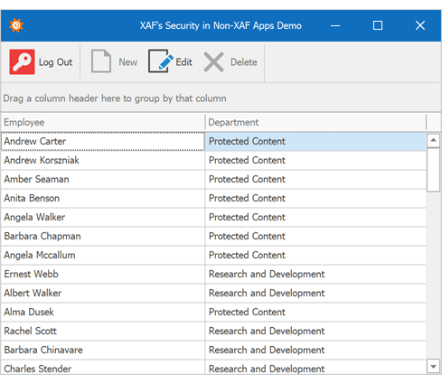 Security System for Entity Framework Core - XAF | DevExpress