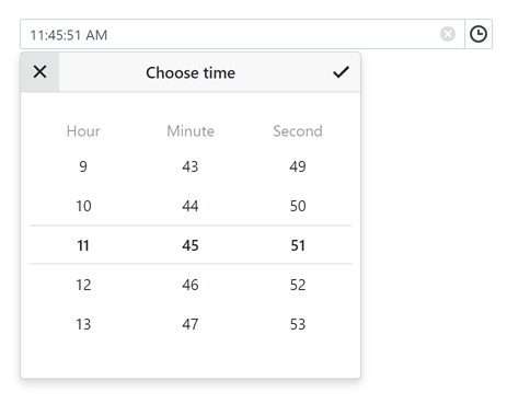 Time Editor for Blazor UI - DevExpress