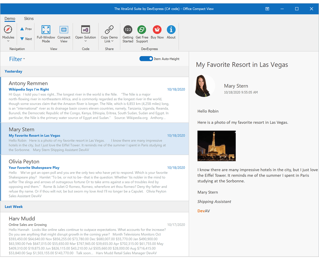 Tile Auto Height - WinForms DataGrid | DevExpress