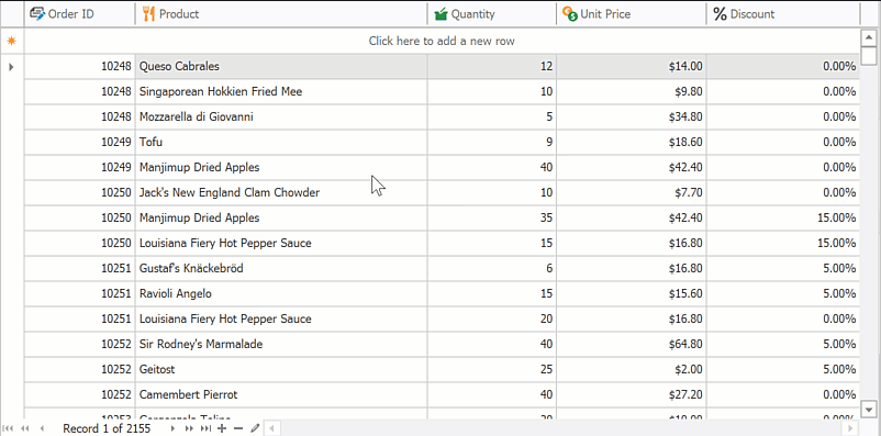 earch Boxes within Column Headers - WinForms Data Grid | DevExpress