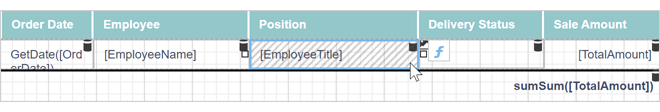 Report Designer - Shaded control background | DevExpress