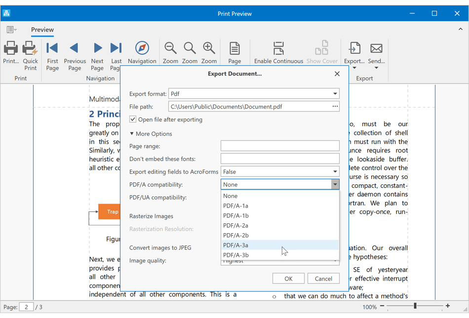 WPF Rich Text Editor - Accessible PDF Export | DevExpress