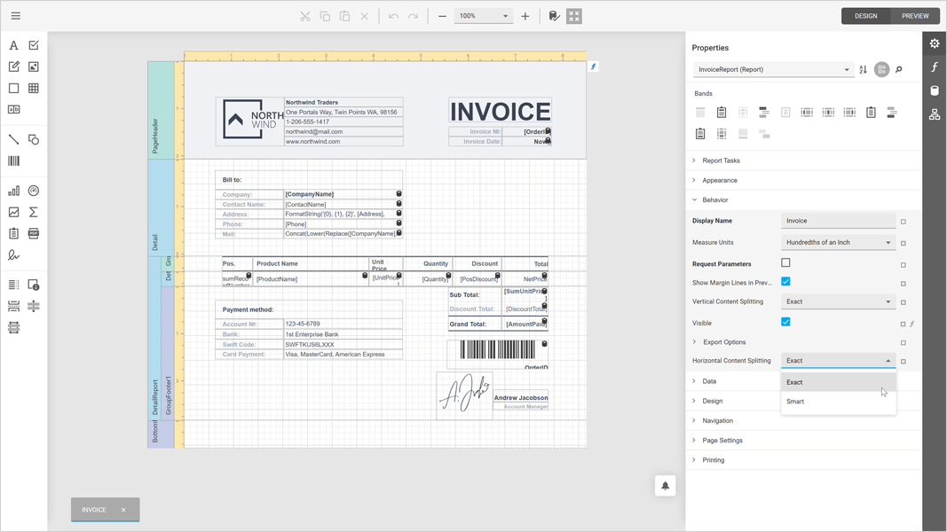 Material Theme Support - .NET Reporting | DevExpress