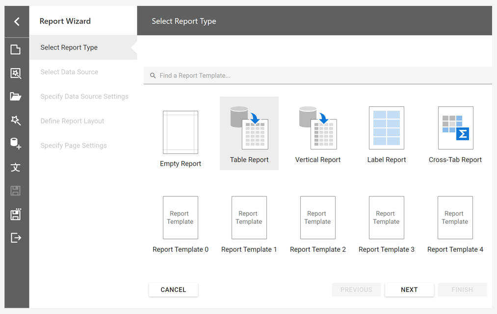 Report Wizard - Customization API, DevExpress