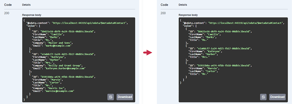 Web API, DevExpress