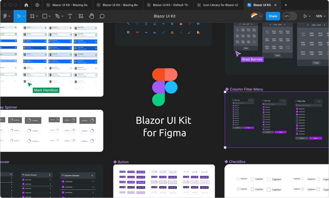 UI Kit for Figma - DevExpress Blazor UI