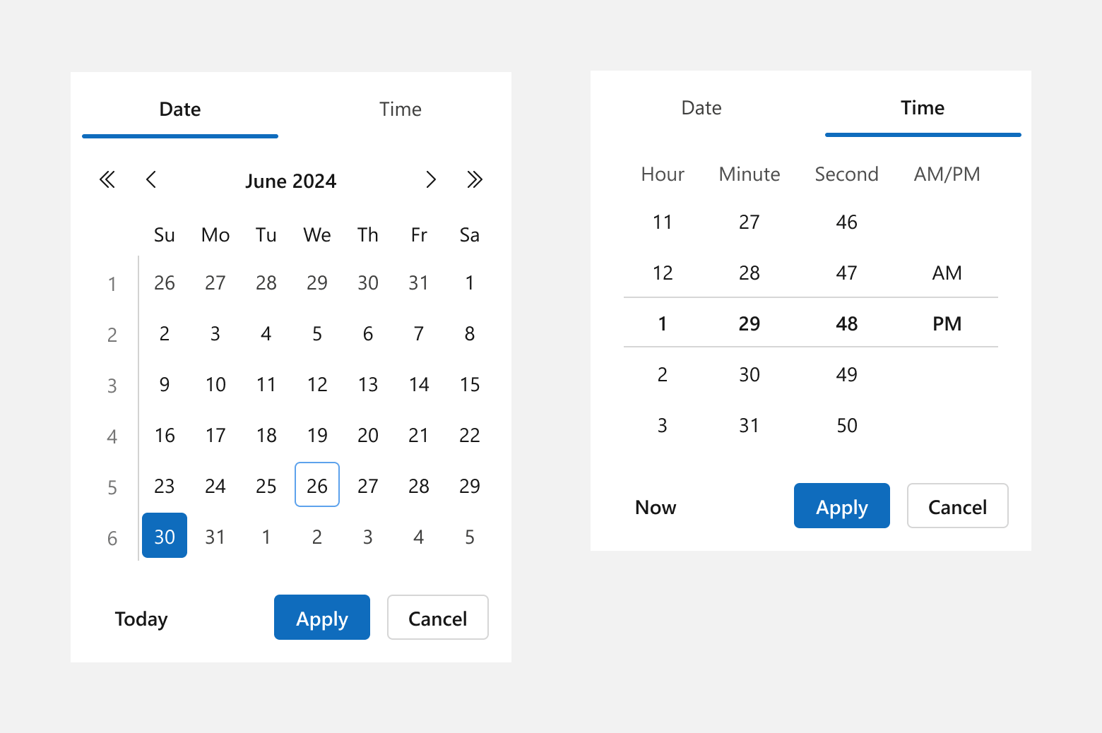 Blazor Data Editors — Redesigned Drop-Down Buttons