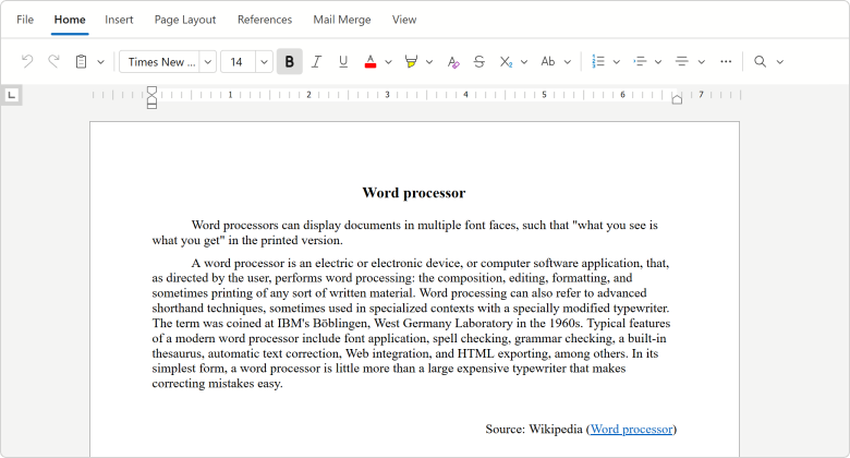Updated Ribbon UI in Rich Text Editor