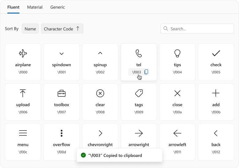 DevExtreme Icon Library