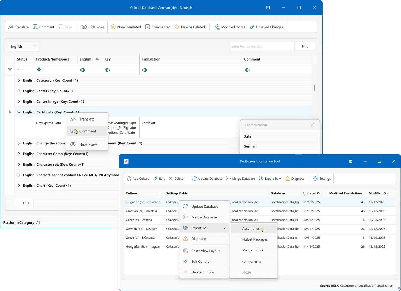 Microsoft Multilingual App Toolkit (MAT) Has Been Deprecated: What’s Next for DevExpress-Powered App Localization?