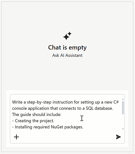 Resize Input Area - WinForms AI Chat Control, DevExpress