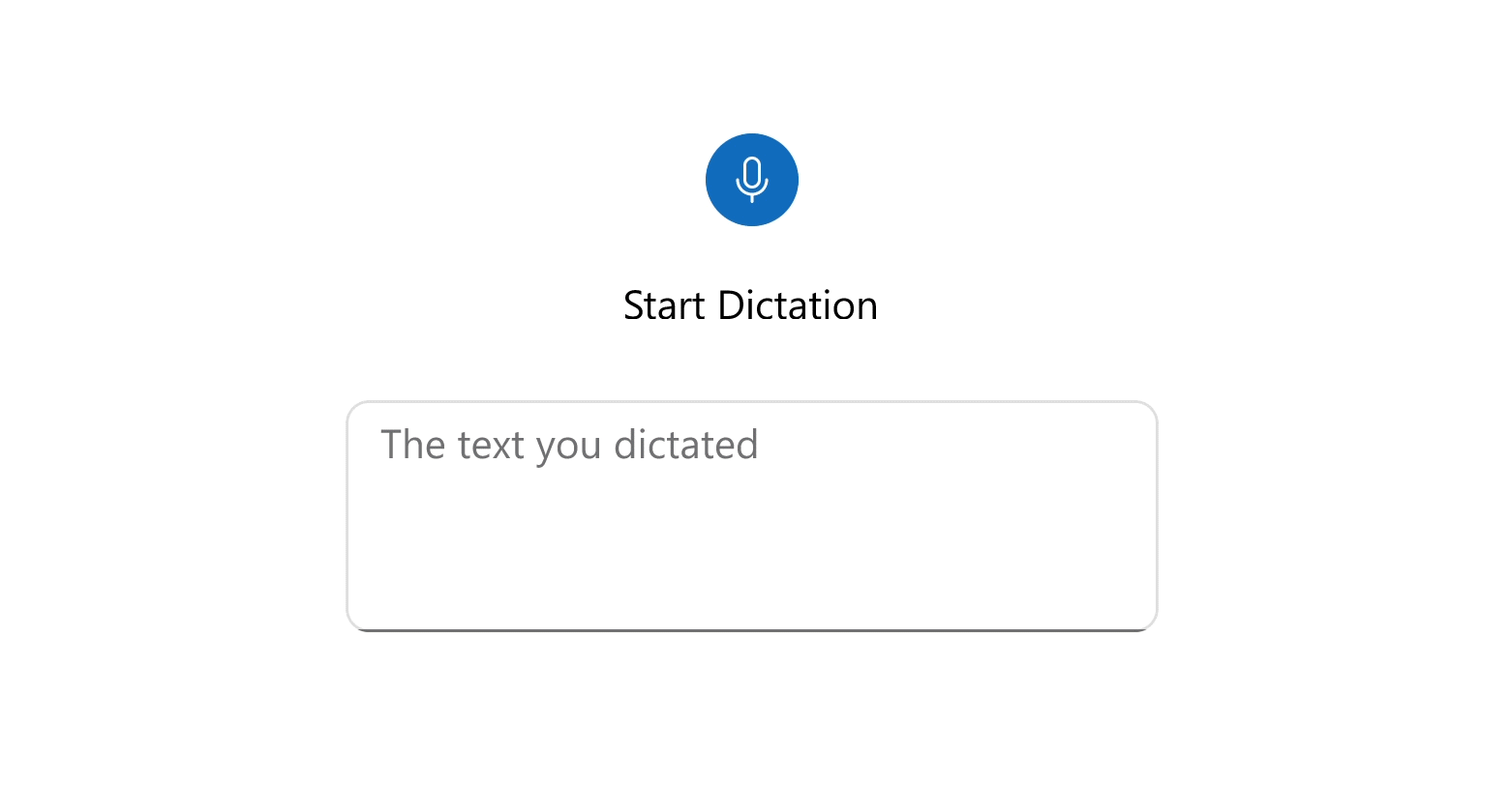 New SpeechToText component in action