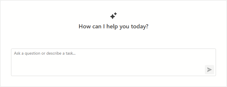 Blazor AI Chat — Empty Chat Customization