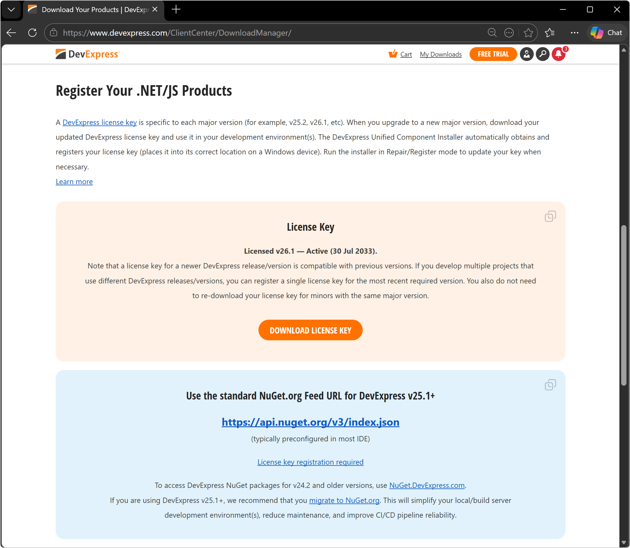 Phần mềm DevExpress v26.1