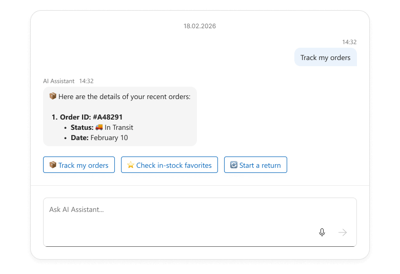 DevExtreme Chat - Prompt Suggestions